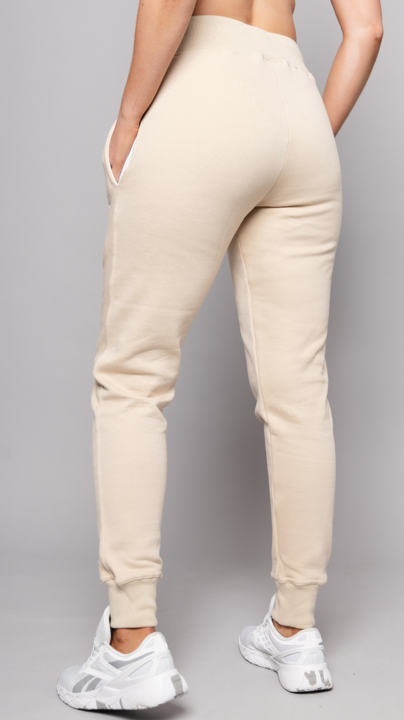 BEIGE LOUNGE PANTS - DTL Sport